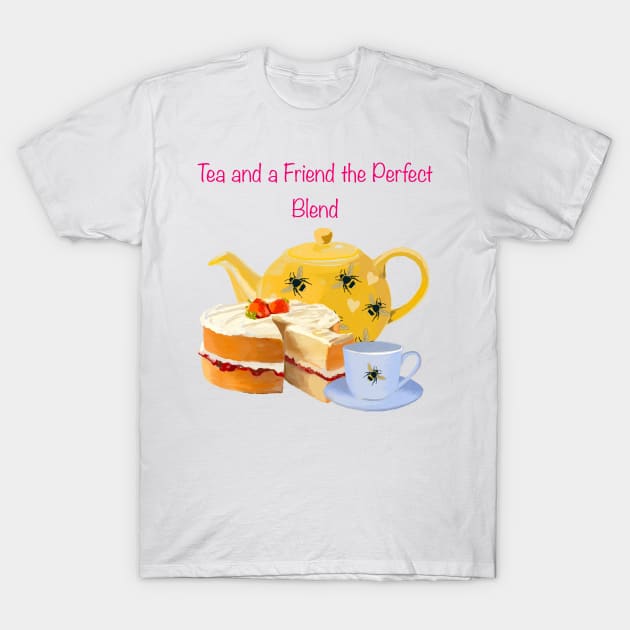 Tea and cake T-Shirt by Leamini20